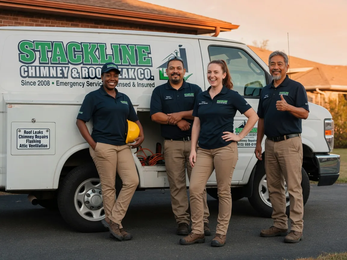 Chimney flashing repair company in Laurier, WA